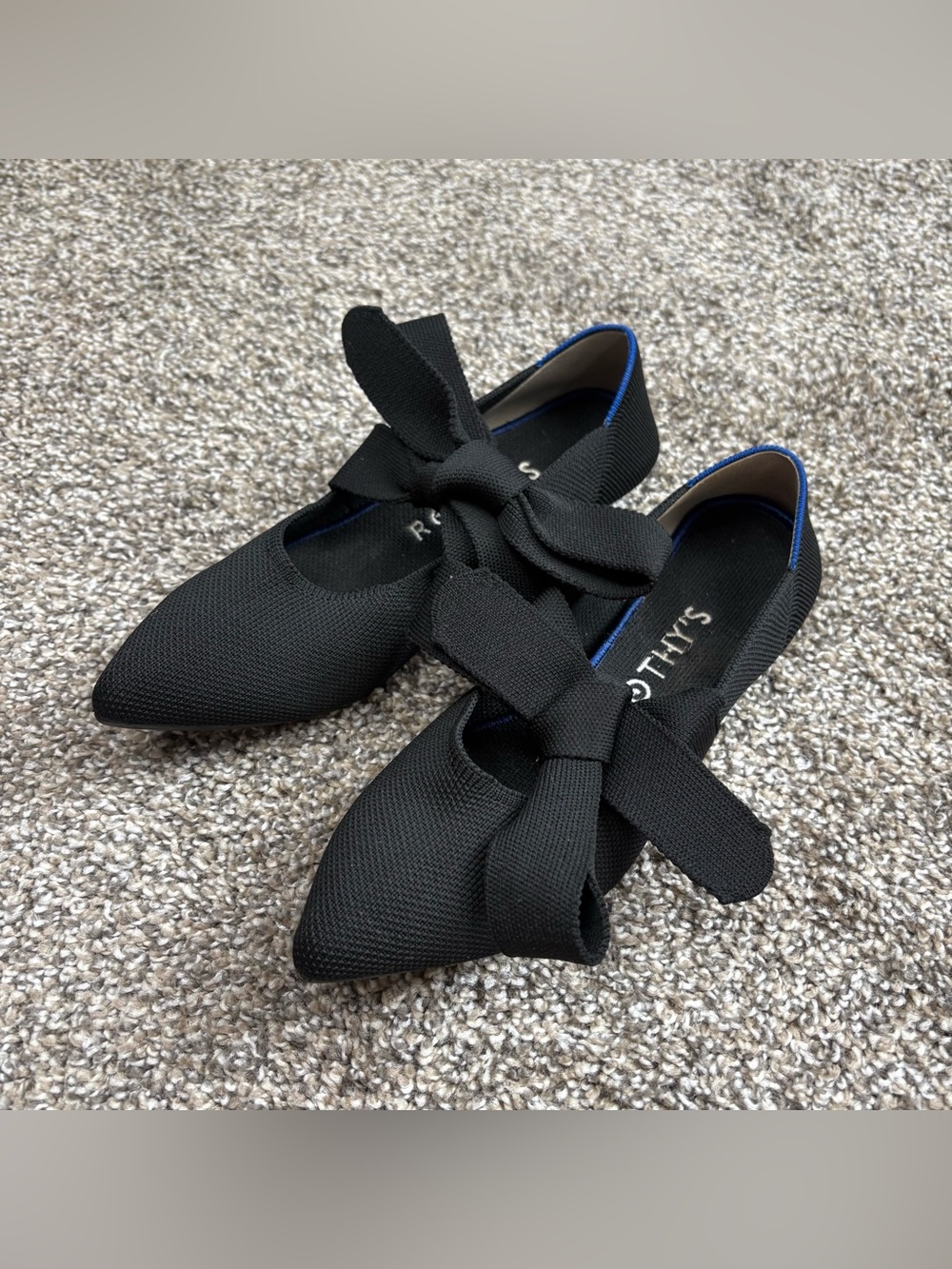 Rothy’s the Point Bow Mary Jane Flats